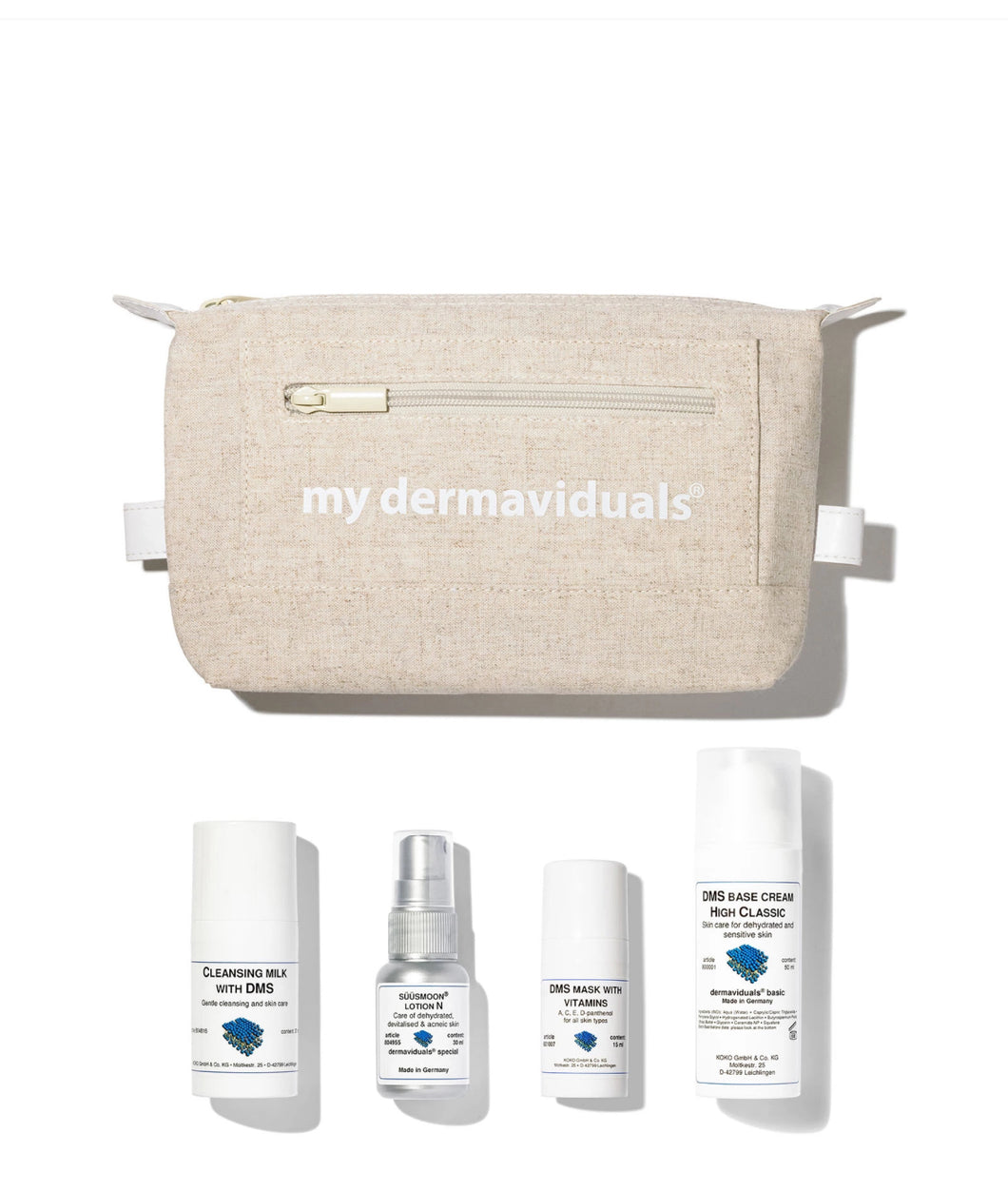 dermaviduals travel kit high classic