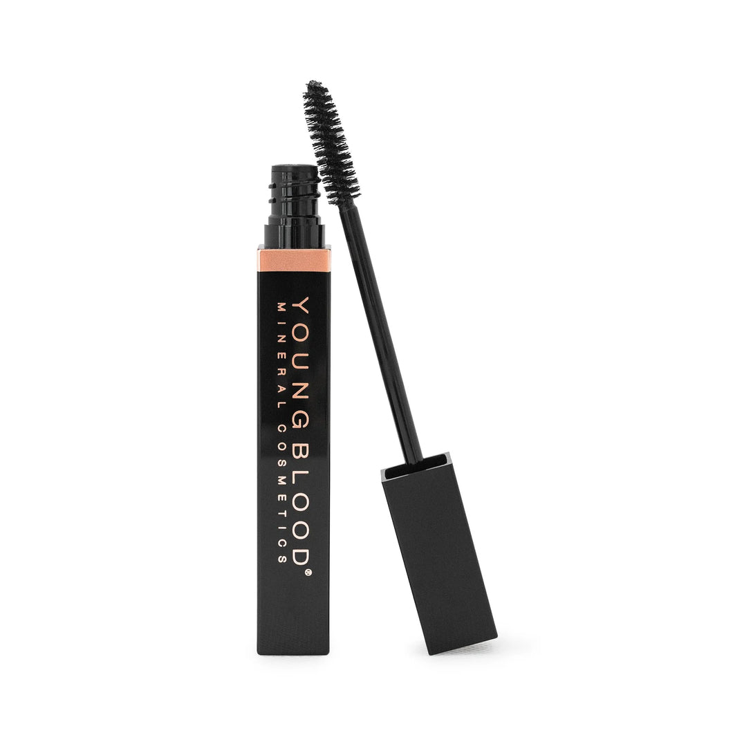 Young Blood mineral cosmetics mascara on a white background