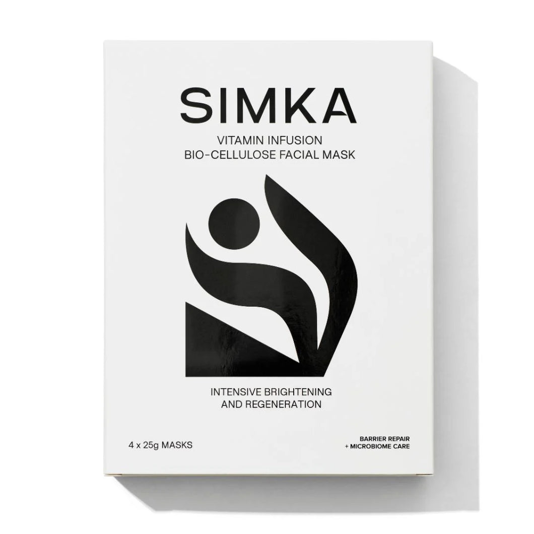 SIMKA Vitamin Infusion Bio-Cellulose Facial Mask (4 Pack) - Tanya Ferguson