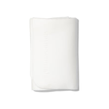 White rectangular pouch on a white background